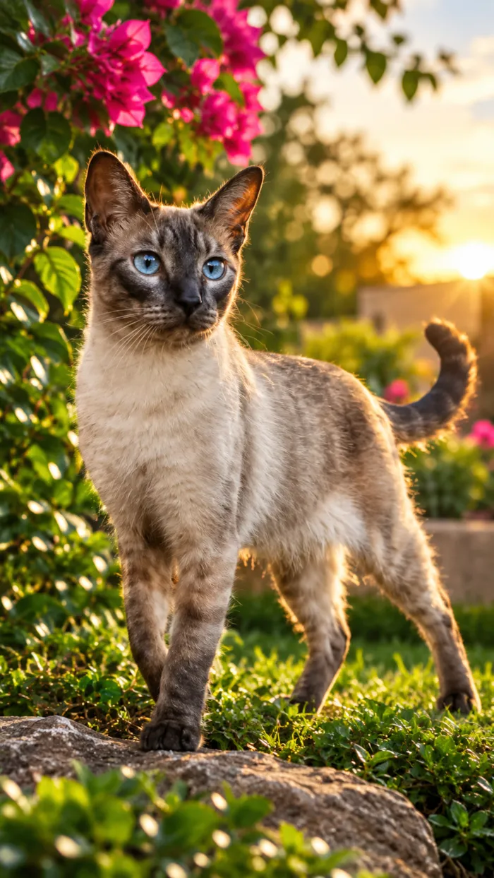 Gato raça Siamês idade 2 anos nome Zeca