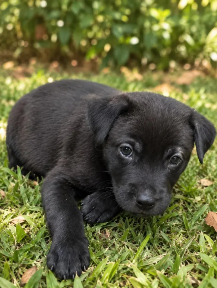 Cachorro raça SRD-ViraLata idade 2 a 6 meses nome July