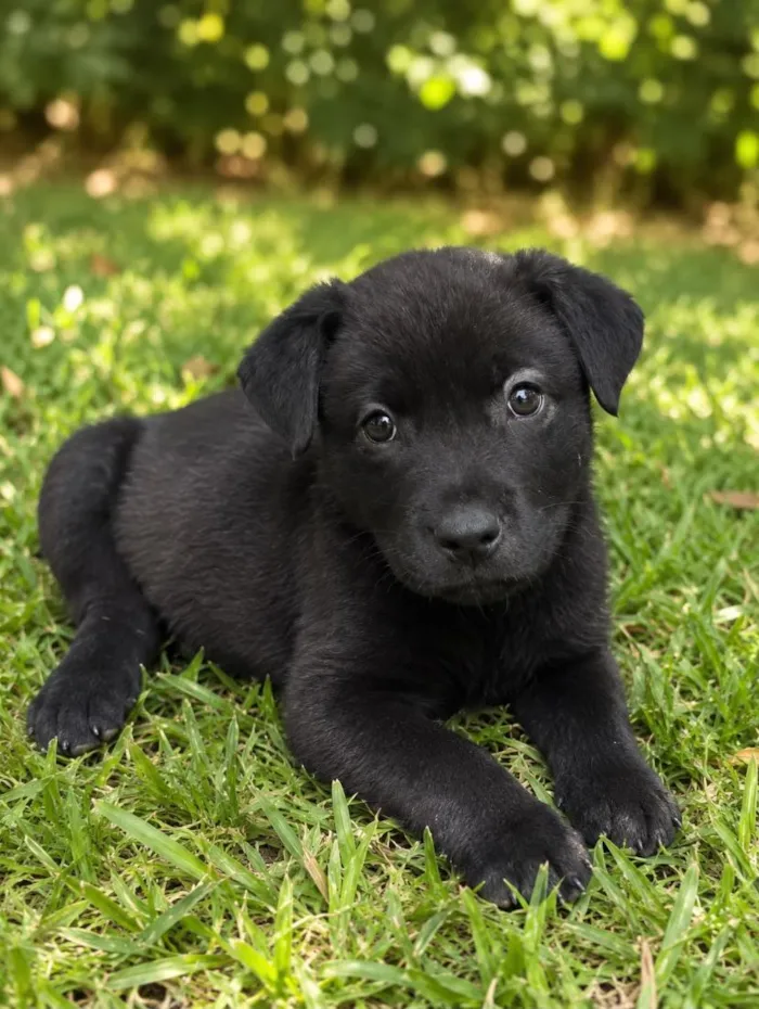Cachorro raça SRD-ViraLata idade 2 a 6 meses nome July