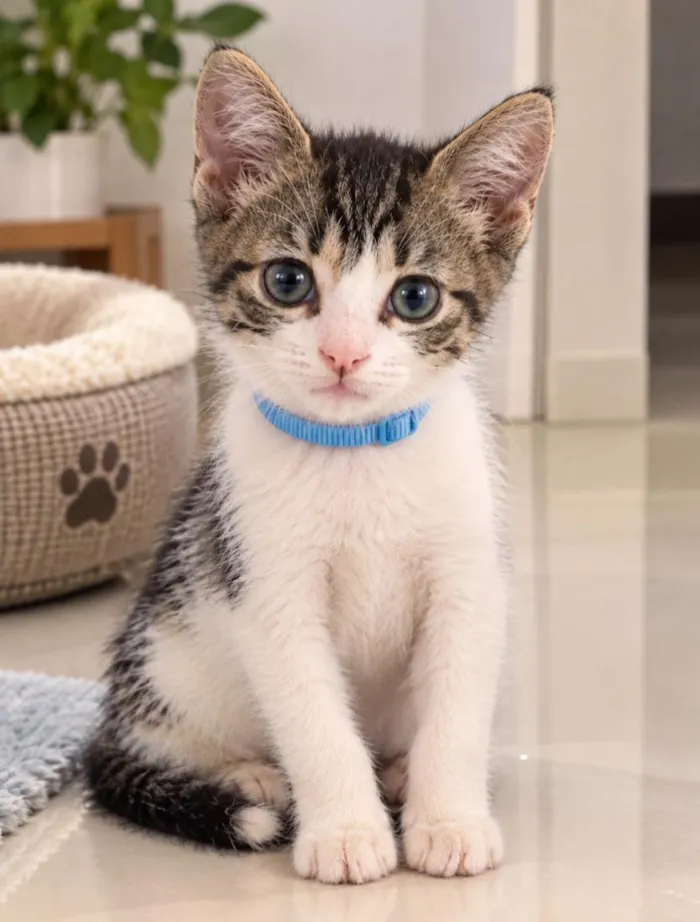 Gato raça SRD-ViraLata idade 2 a 6 meses nome Tom