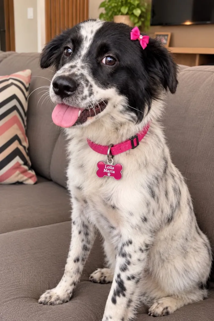 Cachorro raça SRD-ViraLata idade 1 ano nome Lolla Maria 