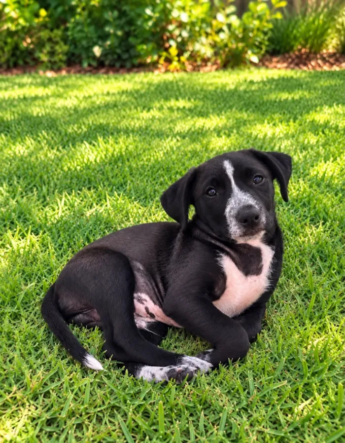 Cachorro raça SRD-ViraLata idade 2 a 6 meses nome Matteo