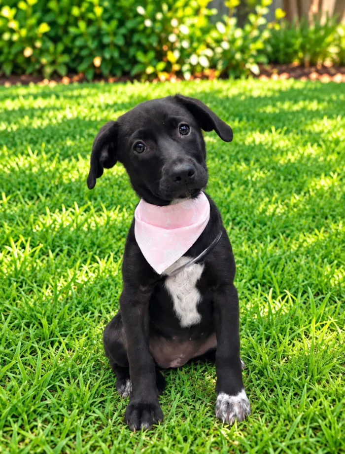 Cachorro raça SRD-ViraLata idade 2 a 6 meses nome Bianca 