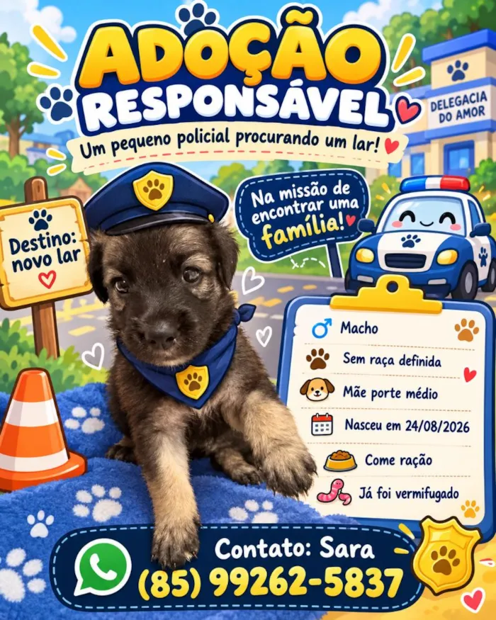 Cachorro raça SRD-ViraLata idade Abaixo de 2 meses nome Filhote