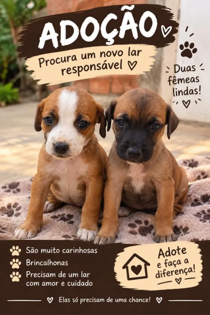 Cachorro raça SRD-ViraLata idade Abaixo de 2 meses nome não tem nomes ainda