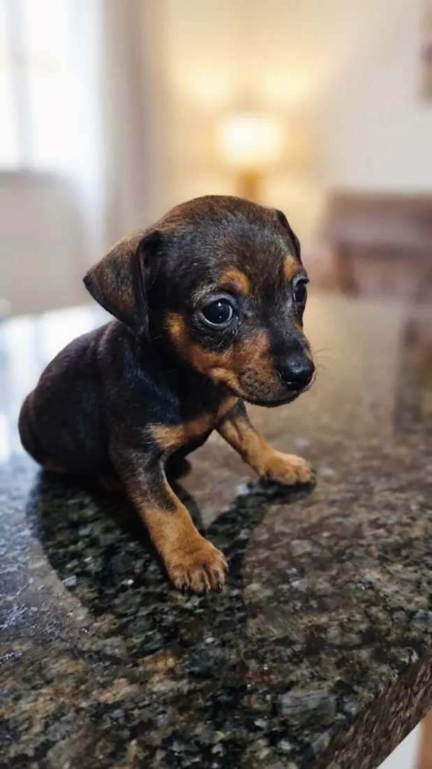 Cachorro raça Pinscher idade Abaixo de 2 meses nome Não 