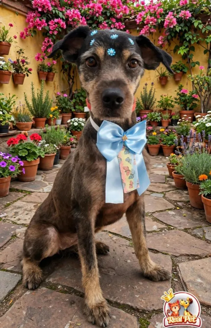Cachorro raça SRD-ViraLata idade 5 anos nome pipi