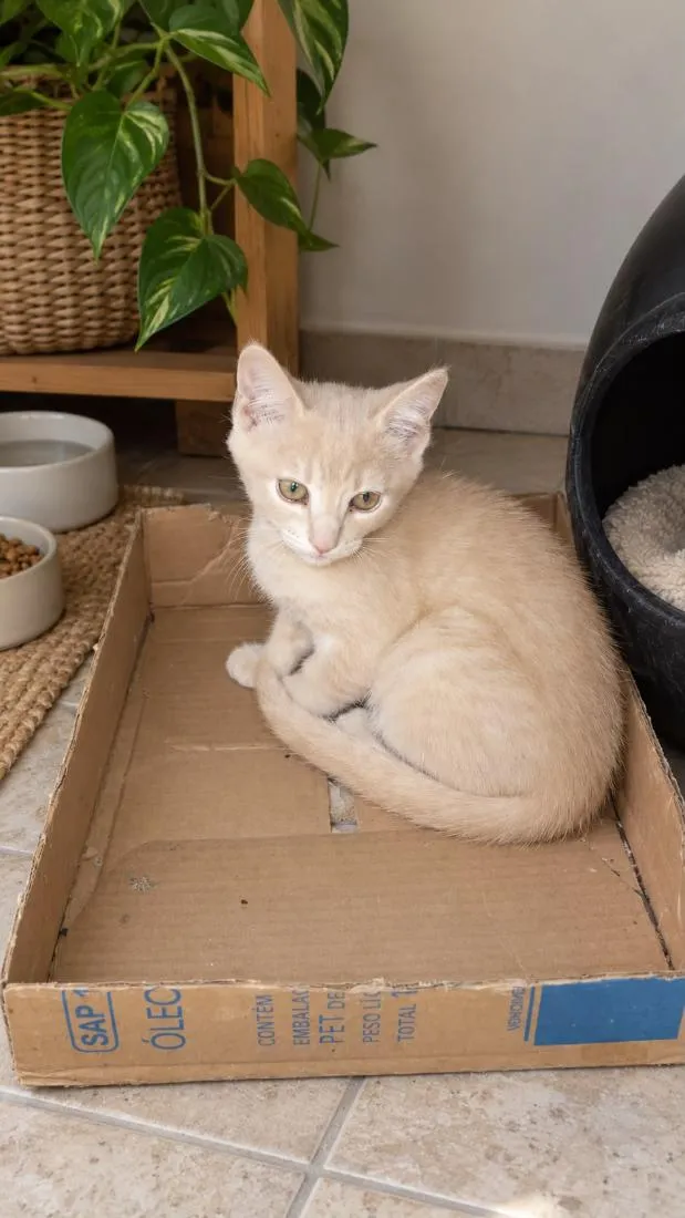 Gato raça SRD-ViraLata idade 2 a 6 meses nome Sem nome