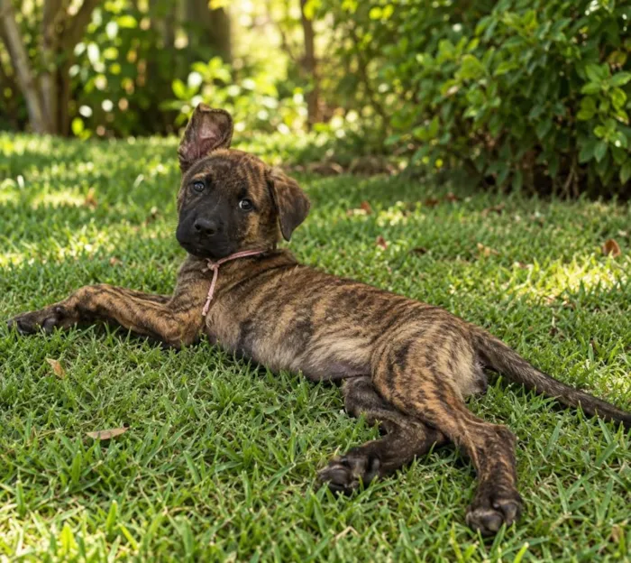 Cachorro raça SRD-ViraLata idade 2 a 6 meses nome Zara
