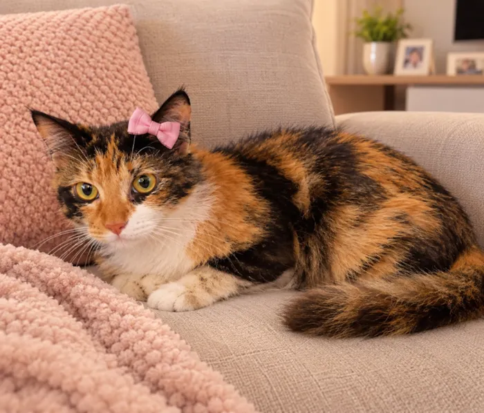 Gato raça SRD-ViraLata idade 2 a 6 meses nome Lolla Maria 