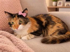 Gato raça SRD-ViraLata idade 2 a 6 meses nome Lolla Maria 