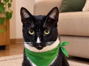 Gato raça SRD-ViraLata idade 1 ano nome Smoking