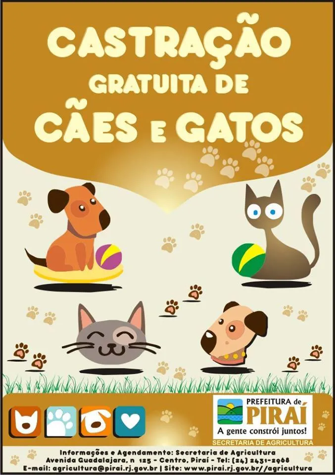 Piraí Te Espera: Grande Feira de Adoção e Castração de Animais!