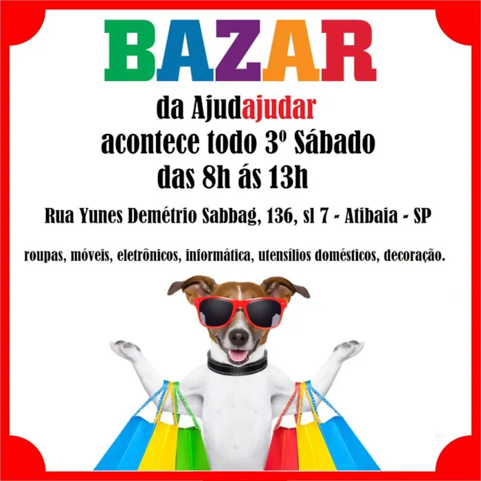 Feira de Adoção Animal e Bazar Beneficente em Atibaia