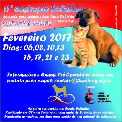 11ª Castração Solidária 