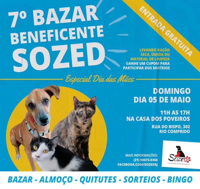 Participe da nossa feira de adoção e encontre seu novo melhor amigo! Venha conhecer cães e gatos em busca de um lar amoroso. Adote e transforme vidas!