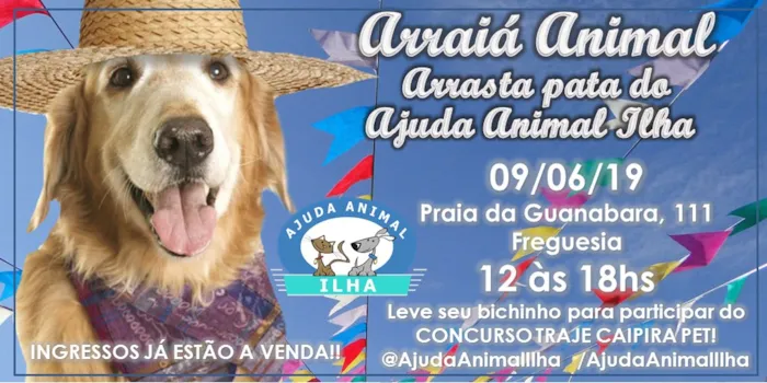 Convidamos todos para dançar um forró nessa festança que iremos realizar. Será uma festa alegre, com música, sorteios de brindes, bingo, bazar animal, lojinha com produtos do projeto, comidinhas típicas, bebidinhas e muuito mais.