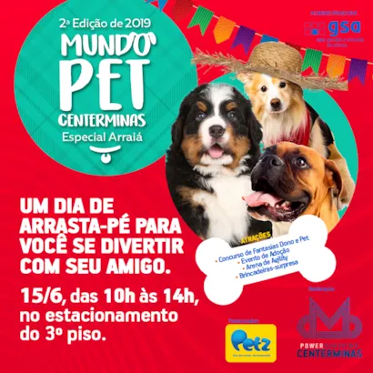 ?? Alôoooo pessoal! ??


“Cês gostam de festa junina? E de gatinhas fofas como eu? Sim? Então tenho o convite perfeito pra vocês! Eu sou a Annie, procuro um lar para dar muito amor e carinho, e estarei no arraiá do Centerminas dia 15/06, das 10 às 14 h