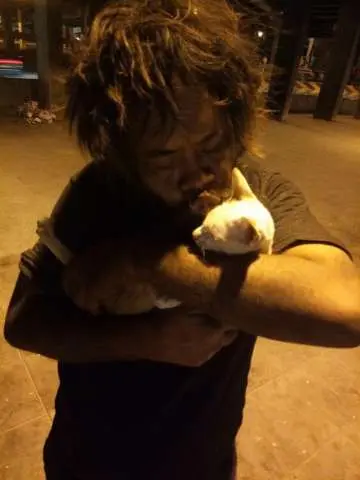 Sem-teto vende limões para poder alimentar gatos abandonados