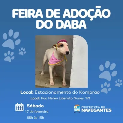 Feira de Adoção de Animais em Navegantes: Encontre seu Melhor Amigo!