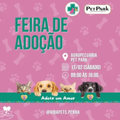 Feira de Adoção Pet Park - Encontre seu Novo Melhor Amigo!