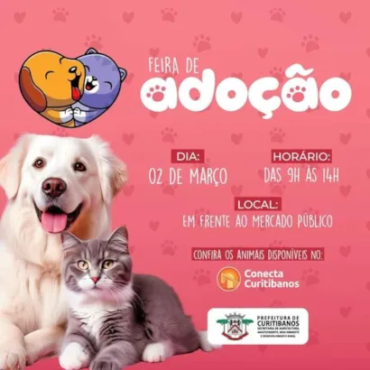 Amor e Companhia te Esperam na Feira de Adoção em Curitibanos!