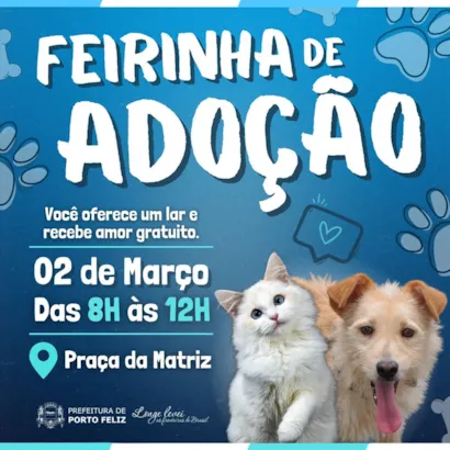 Feirinha de Adoção em Porto Feliz: Encontre seu Novo Melhor Amigo!