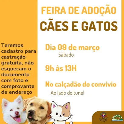 Feira de Adoção em Cerquilho: Dê um Lar para um Amigo de Quatro Patas!