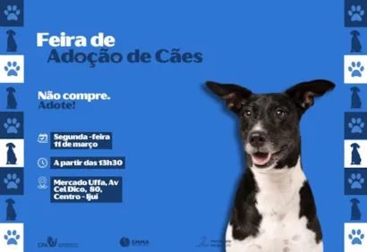 Feira de Adoção em Ijuí: Encontre seu novo amigo de quatro patas!