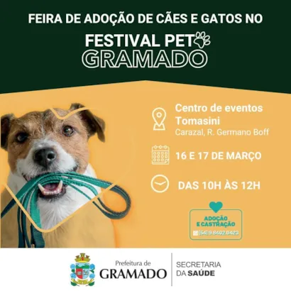 Festival Pet Gramado: Adote um Novo Melhor Amigo!