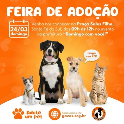 Feira de Adoção de Animais - Um Novo Amigo Espera por Você!