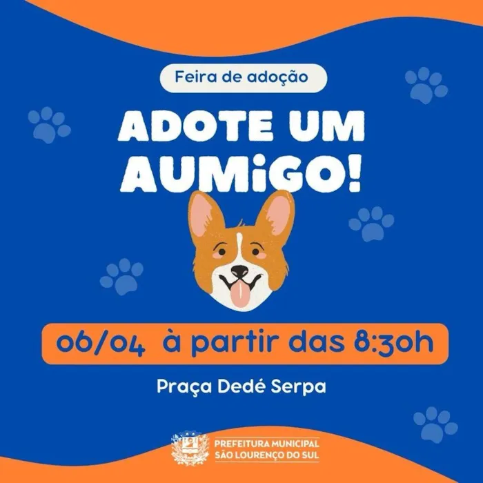 Feira de Adoção de Animais em São Lourenço do Sul - Encontre seu novo amigo!