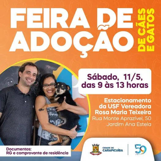 Feira de Adoção em Carapicuíba: Encontre Seu Novo Melhor Amigo!