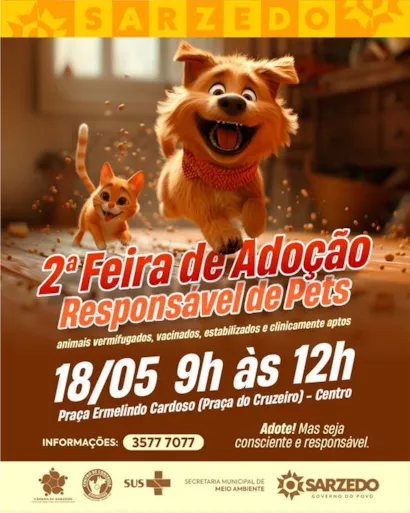 2ª Feira de Adoção Responsável de Pets em Sarzedo – Um Amigo Espera por Você!