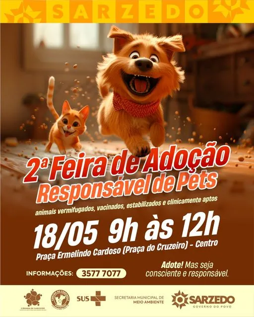 2ª Feira de Adoção Responsável de Pets em Sarzedo – Um Amigo Espera por Você!