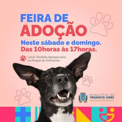 Adote um Amigo Peludo: Feira de Adoção de Animais em Venâncio Aires