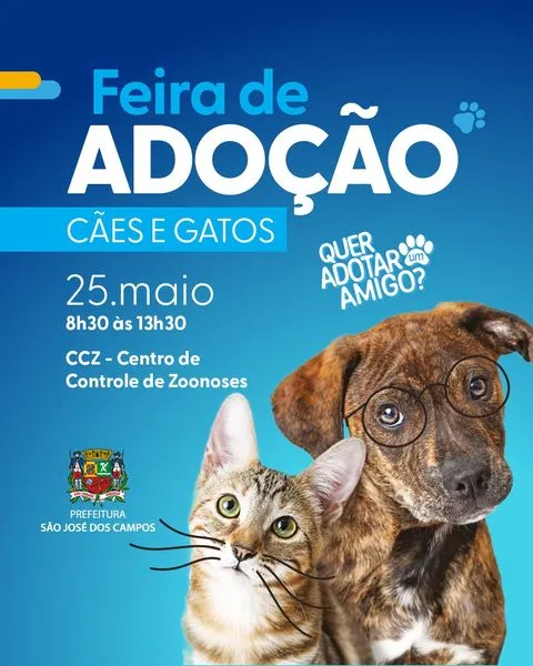 Feira de Adoção em São José dos Campos: Encontre seu Novo Amigo!