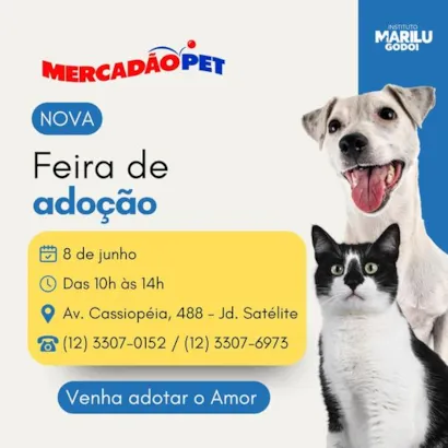 Feira de Adoção MercadãoPet: Encontre seu Novo Melhor Amigo!