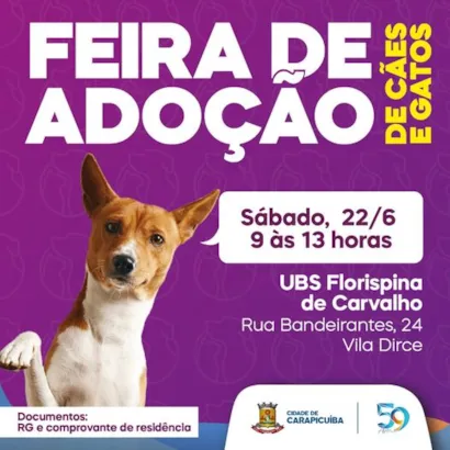 Feira de Adoção em Carapicuíba: Encontre seu Novo Melhor Amigo!