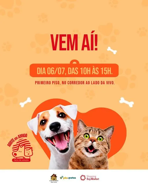 A Chance de um Novo Amigo te Espera em Niterói - Feira de Adoção de Pets!