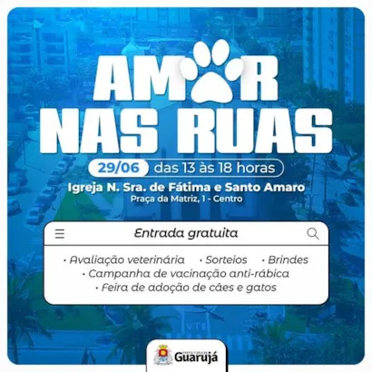 Amor Nas Ruas: Adote um Amigo Peludo em Guarujá