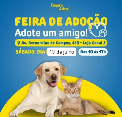 Feira de Adoção de Pets em Santos: Encontre seu Novo Melhor Amigo!