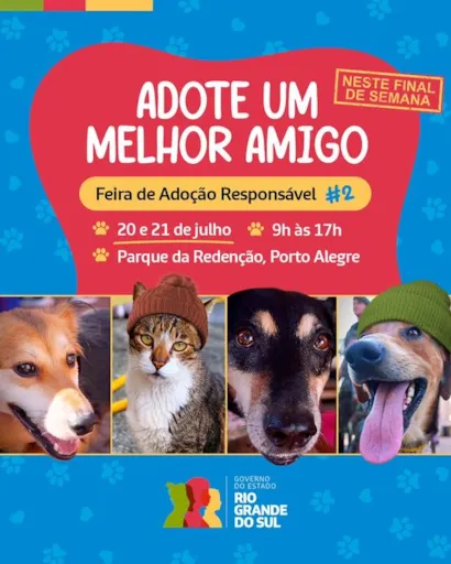 Feira de Adoção de Animais - Encontre seu Novo Companheiro!