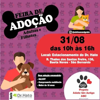 Feira de Adoção em São Bernardo: Encontre seu Novo Melhor Amigo!