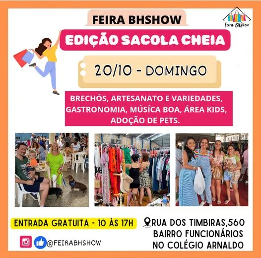 Feira BHShow: Edição Especial de Adoção de Animais - 20/10