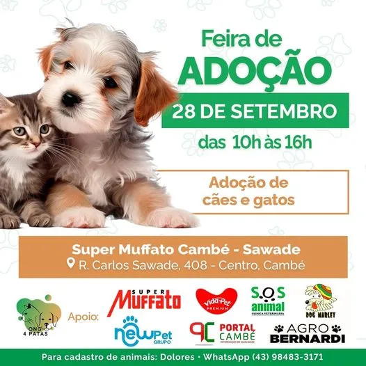 Encontre seu Melhor Amigo: Feira de Adoção em Cambé!