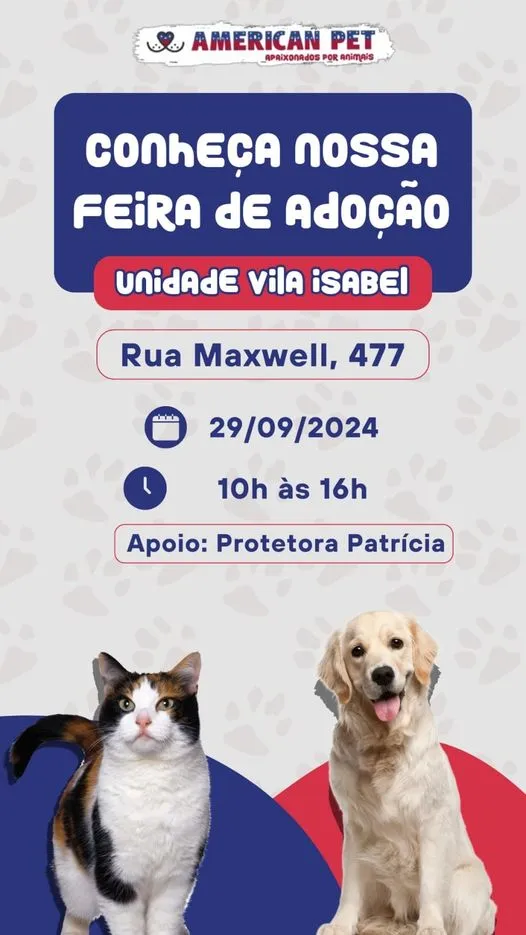 Grande Feira de Adoção de Animais no RJ - Encontre seu Novo Amigo!