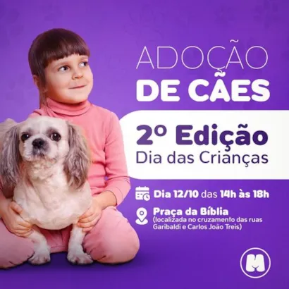 Feira de Adoção de Cães em Atalaia – Diversão e Amor no Dia das Crianças