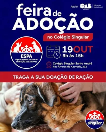 Feira de Adoção de Animais: Encontre seu Novo Melhor Amigo!