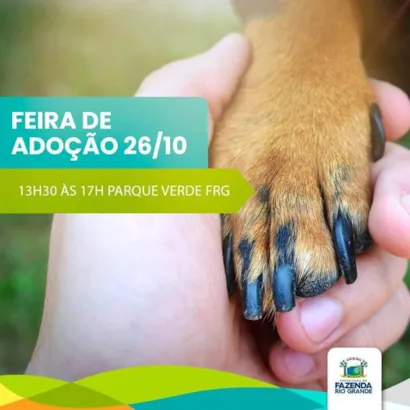 Feira de Adoção de Animais - Encontre Seu Novo Amigo em FRG!